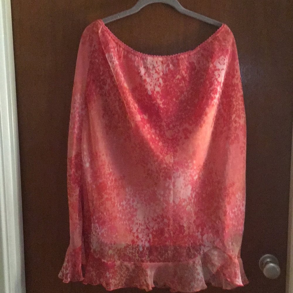 2 piece coral skirt set - Picture 2 of 5